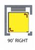 90 Degree Front/Right Entry (EZ6)